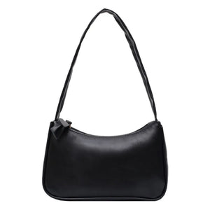 Retro Solid Totes Bag Women's Handbag PU Leather Shoulder Underarm Bag