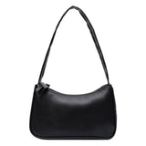 Retro Solid Totes Bag Women's Handbag PU Leather Shoulder Underarm Bag
