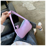 Retro PU Leather Tote Bag Women's Shoulder Handbag