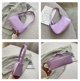 Retro PU Leather Tote Bag Women's Shoulder Handbag
