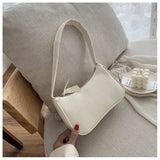 Retro PU Leather Tote Bag Women's Shoulder Handbag