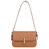 Retro PU Leather Shoulder Bag Texture Small Square Bag All-match Handbags