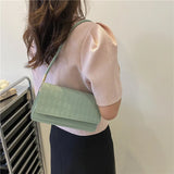 Embroidered Retro Square Bag One-shoulder Small Bag