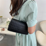 Embroidered Retro Square Bag One-shoulder Small Bag