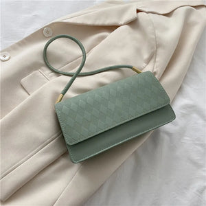 Embroidered Retro Square Bag One-shoulder Small Bag