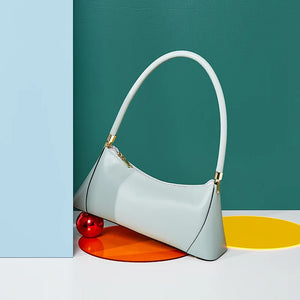 Retro Solid Leather Underarm Shoulder Bag for Women Trends