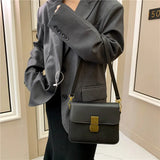 Retro Small PU Leather Crossbody Bag for Women Tote Wallet Handbags