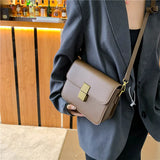 Retro Small PU Leather Crossbody Bag for Women Tote Wallet Handbags