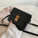Retro Small PU Leather Crossbody Bag for Women Tote Wallet Handbags