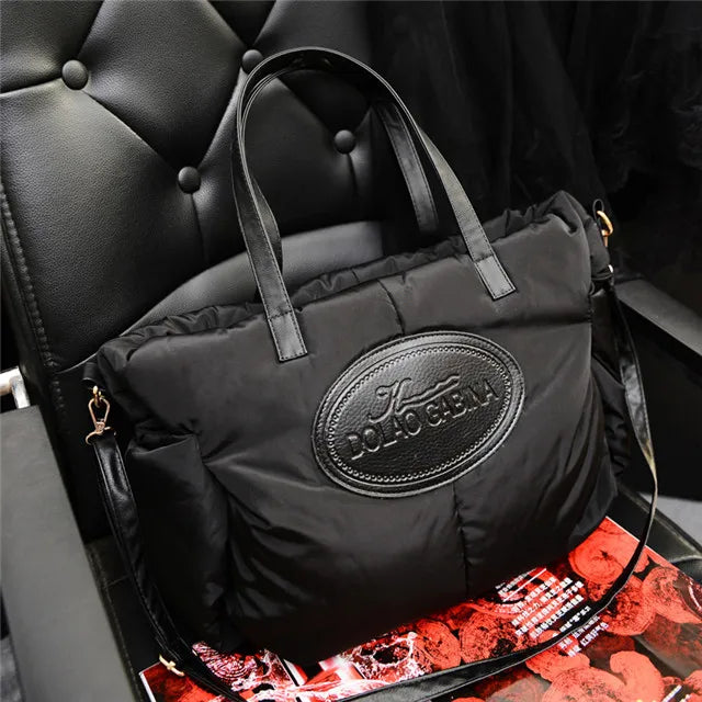 Retro Space Cotton Bale Handbag Shoulder Crossbody Bag