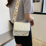 Retro Spring Women's Shoulder Bag Crossbody Diamond Pattern Texture Small Bag