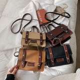 Retro Spring Handbags For Women Pu Leather Shoulder Bag