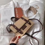 Retro Spring Handbags For Women Pu Leather Shoulder Bag
