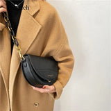Stone Pattern Women's Saddle Bag Acrylic Shoulder Crossbody Bag