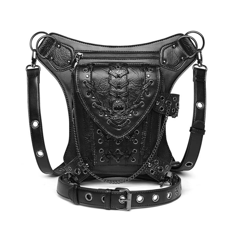 Punk Waist Bag Multifunction leg case Pack for Travel