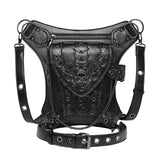 Retro Style Steampunk Waist Bag - Travel Hiking Hip Thigh Pouch