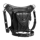 Retro Style Steampunk Waist Bag - Travel Hiking Hip Thigh Pouch