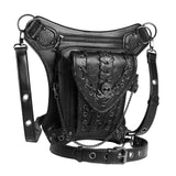 Retro Style Steampunk Waist Bag - Travel Hiking Hip Thigh Pouch