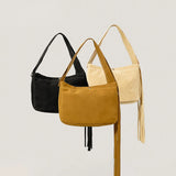 Retro Tassel Handbag Faux Suede Shoulder Crossbody Bag