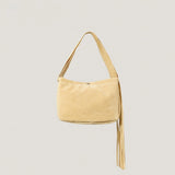 Retro Tassel Handbag Faux Suede Shoulder Crossbody Bag