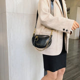 Retro Texture Embroidery Thread Ladies Chest Bag