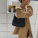 Matte Suede Women Handbags Solid Underarm Bags Female Retro Shoulder Totes Bags