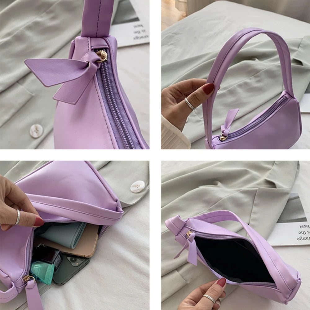 Retro Totes Bags Vintage Handbag Small Subaxillary Bag Casual Mini Shoulder Bag