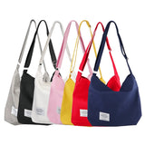 Retro Ladies Messenger Bag Large Capacity Canvas Shopping Bag