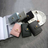 Vintage Two Fold Sewing Thread Portable Wallet Women's High British Style