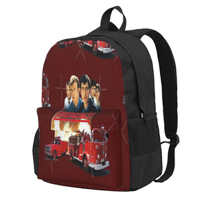Retro Vintage 70S Medical Drama Backpacks Men's Women Schoolbag