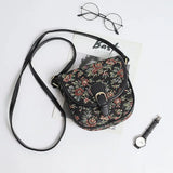 Retro Vintage Flowers Bags Japan Style Women Shoulder & Crossbody Bags