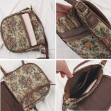 Retro Vintage Flowers Bags Japan Style Women Shoulder & Crossbody Bags
