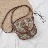 Retro Vintage Flowers Bags Japan Style Women Shoulder & Crossbody Bags