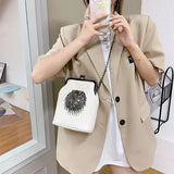 Vintage Rivet Fringe Bag Chain Women Shoulder Crossbody Bags