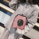 Vintage Rivet Fringe Bag Chain Women Shoulder Crossbody Bags