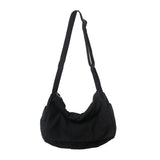 Retro Canvas Shoulder Bag Large Capacity Crossbody Handbag