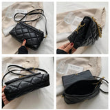 Retro Women Bag Chain Handbag Purse Soft Leather Shoulder Bag