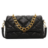 Retro Women Bag Chain Handbag Purse Soft Leather Shoulder Bag