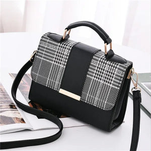 Retro Women Handbag Crossbody Messenger Bag High PU Leather