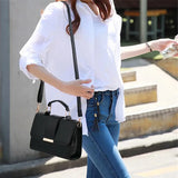 Retro Women Handbag Crossbody Messenger Bag High PU Leather