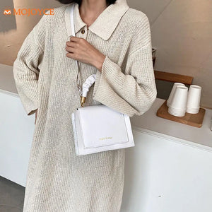 Retro Women Leather Shoulder Bags Zipper Crossbody Bags for Ladies