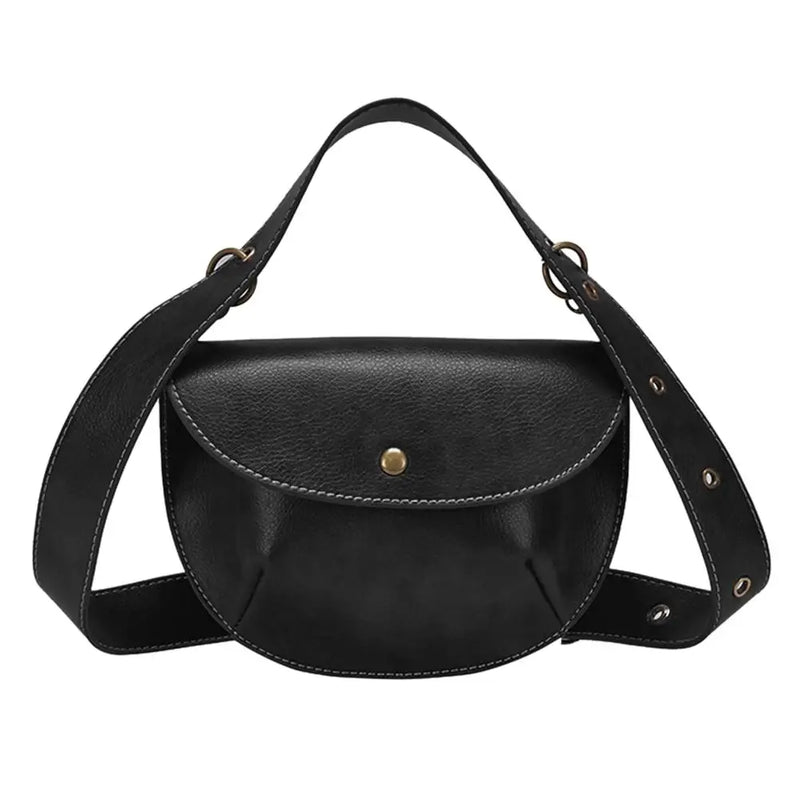 Retro PU Leather Women's Waist Handbags Phone Pouch Fanny Shoulder Bag