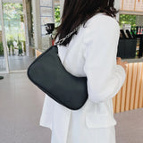 Retro Women PU Shoulder Bag Chain Small Underarm Bag