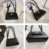 Vintage Women Shoulder Bag Red Wine PU Leather Tote