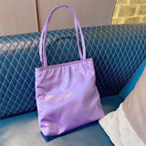 Retro Women Satin Small Handbags Ladies Mini Shopping Underarm Bag Vintage Girl