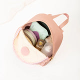Retro Women's Leather Small Backpack for Students