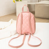 Retro Women's Leather Small Backpack for Students