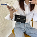Retro Small Shoulder Bag PU Leather Underarm Tote Purse Handbags