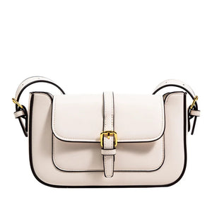 Retro Small Shoulder Bag Chain PU Leather Underarm Bags