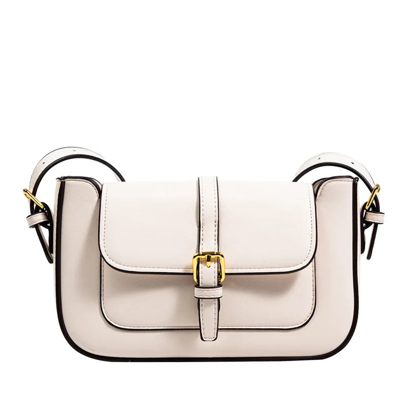 Retro Small Shoulder Bag Chain PU Leather Underarm Bags